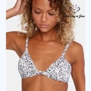 RVCA Animal Instincts Trilette Bikini Top Size XL